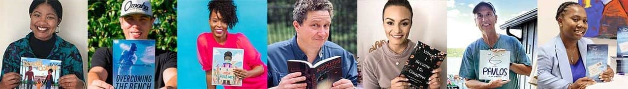 A diverse collage showcasing individuals with various faces and names, representing a blend of cultures and identities.